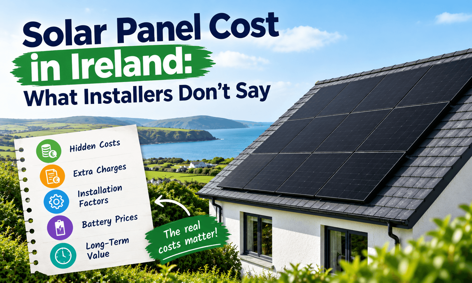 Solar Panel Cost in Ireland: What Installers Don't Say